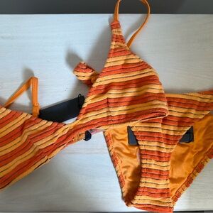TRIANGL orange bikini set